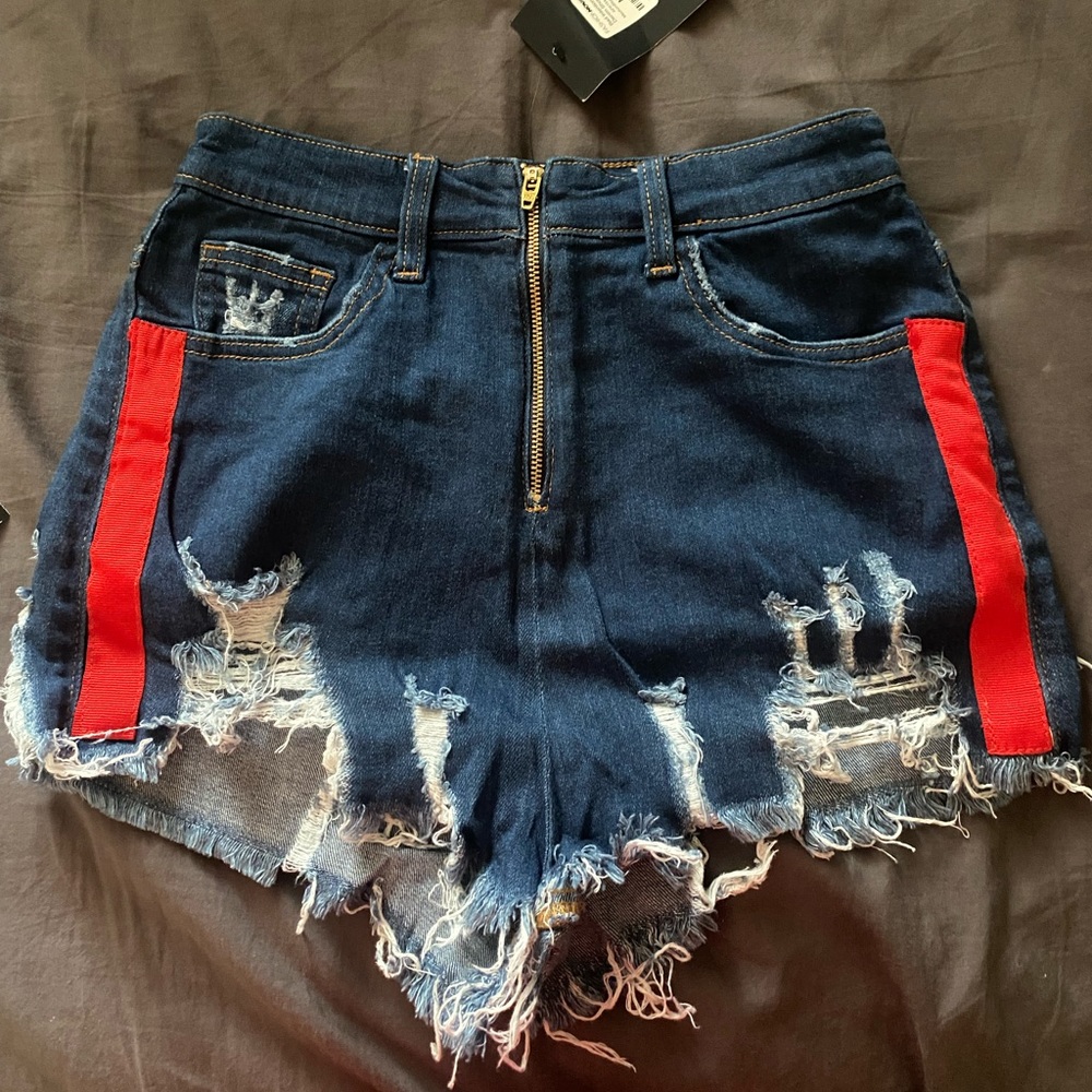 High rise shorts